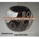 16XH15.5cm egg-shell inlay Vietnam lacquer flower vase