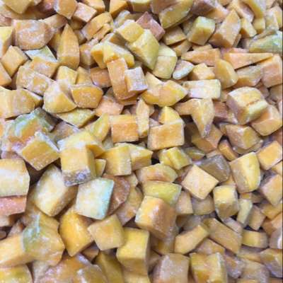 VIETNAM FROZEN DICED PUMPKIN, FROZEN PEELED PUMPKIN CUBES